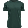 hummel Sport-Tshirt Core Functional - atmungsaktiv, leicht - moosgrün Herren